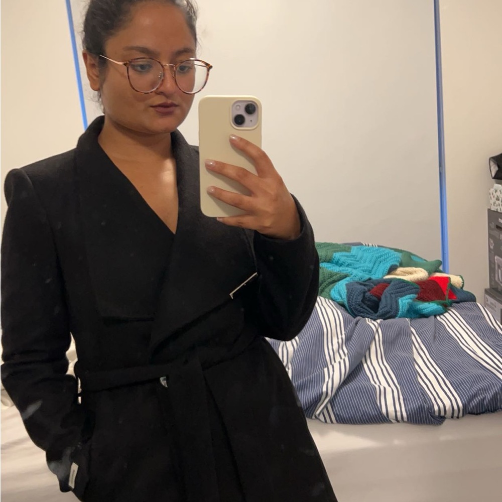 Ted Baker London Black Trench Coat